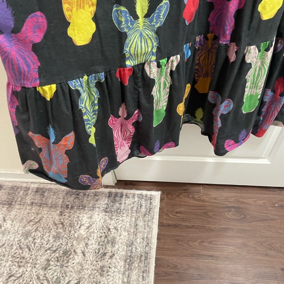 Sheridan French Colorful zebra  Maxi Dress - Picture 6 of 10